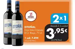 Supermercados Lupa OTOÑAL Vino tinto Crianza, D.O. Rioja oferta