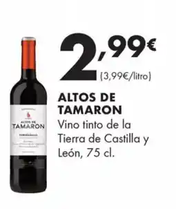 Supermercados Lupa ALTOS DE TAMARON Vino tinto de la Tierra de Castilla y León oferta