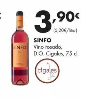 Supermercados Lupa SINFO Vino rosado, D.O. Cigales oferta