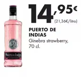 Supermercados Lupa PUERTO DE INDIAS Ginebra strawberry oferta