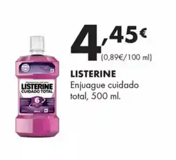 Supermercados Lupa LISTERINE Enjuague cuidado total oferta