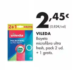 Supermercados Lupa VILEDA Bayeta microfibra ultra fresh oferta