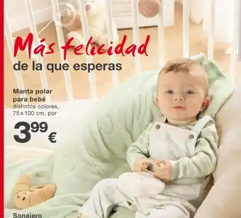 KIK Manta polar para bebé oferta