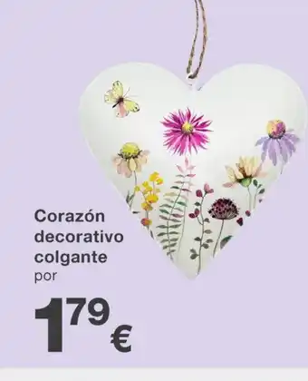 KIK Corazón decorativo colgante oferta