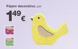 KIK Pájaro decorativo, por oferta