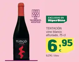 HiperDino TENTACIÓN vino blanco afrutado oferta