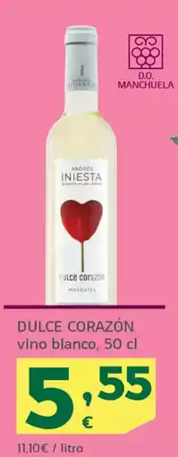 HiperDino DULCE CORAZÓN vino blanco oferta