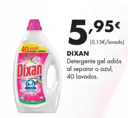 Supermercados Lupa DIXAN Detergente gel adiós al separar o azul, 40 lavados. oferta