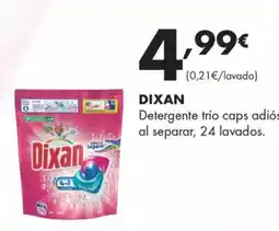 Supermercados Lupa DIXAN Detergente trío caps adiós al separar, 24 lavados. oferta