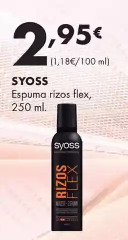 Supermercados Lupa SYOSS Espuma rizos flex oferta