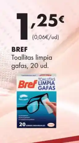 Supermercados Lupa BREF Toallitas limpia gafas oferta