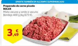 Alcampo ROLER Preparado de carne picada oferta