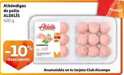 Alcampo ALDELÍS  Albóndigas de pollo oferta