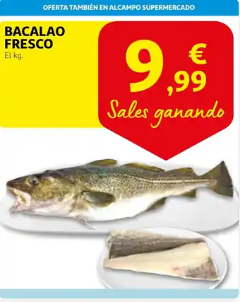 Alcampo Bacalao fresco oferta