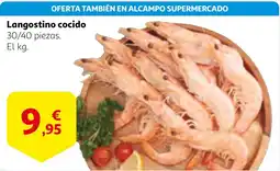 Alcampo Langostino cocido oferta