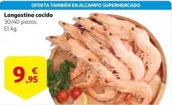 Alcampo Langostino cocido oferta