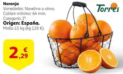 Alcampo Naranja oferta