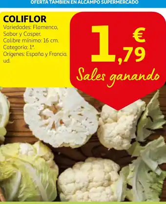 Alcampo Coliflor oferta