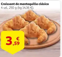 Alcampo Croissant de mantequilla clásico oferta