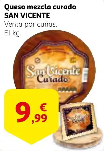 Alcampo SAN VICENTE Queso mezcla curado oferta