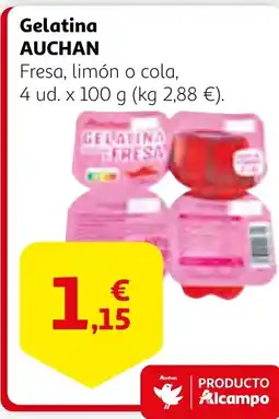 Alcampo AUCHAN Gelatina oferta