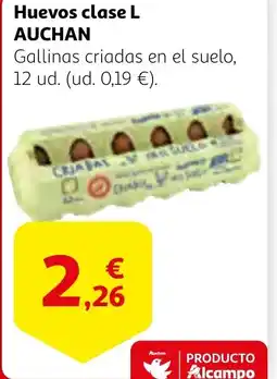 Alcampo AUCHAN Huevos clase L oferta