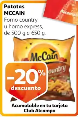 Alcampo MCCAIN Patatas oferta