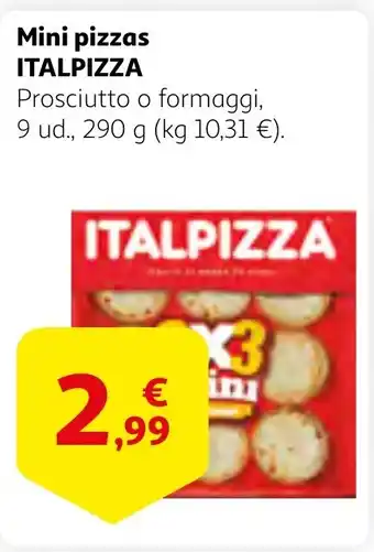 Alcampo ITALPIZZA Mini pizzas oferta