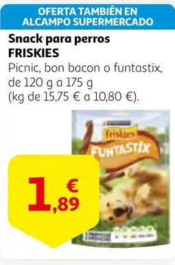 Alcampo FRISKIES Snack para perros oferta