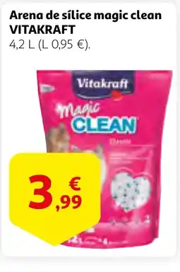 Alcampo VITAKRAFT Arena de sílice magic clean oferta