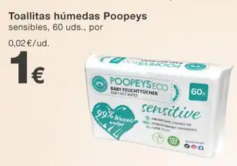 KIK Toallitas húmedas Poopeys oferta