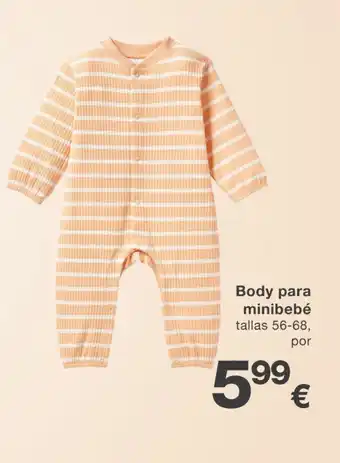 KIK Body para minibebé oferta