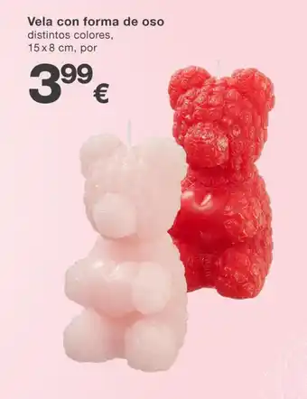 KIK Vela con forma de oso oferta