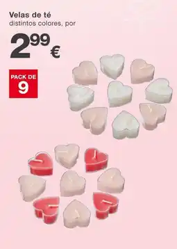 KIK Velas de té oferta