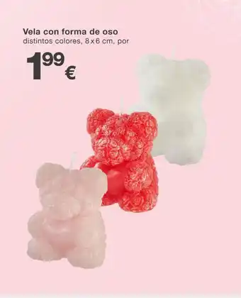 KIK Vela con forma de oso oferta