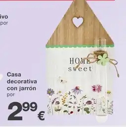 KIK Casa decorativa con jarrón por oferta