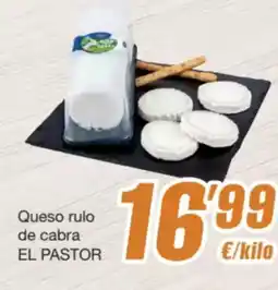 SPAR Fragadis EL PASTOR Queso rulo de cabra oferta