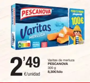 SPAR Fragadis PESCANOVA Varitas de merluza oferta