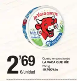 SPAR Fragadis LA VACA QUE RIE Queso en porciones oferta