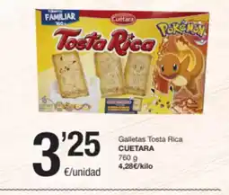 SPAR Fragadis CUETARA Galletas Tosta Rica oferta