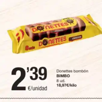 SPAR Fragadis BIMBO Donettes bombon oferta