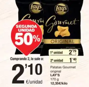 SPAR Fragadis LAY'S Patatas Gourmet original oferta