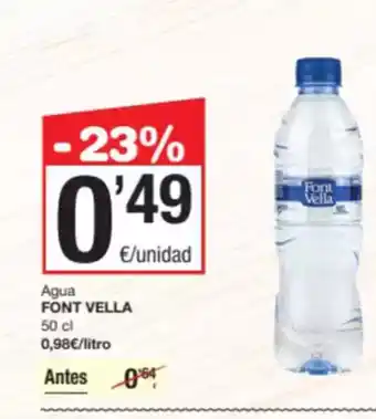 SPAR Fragadis FONT VELLA Agua oferta