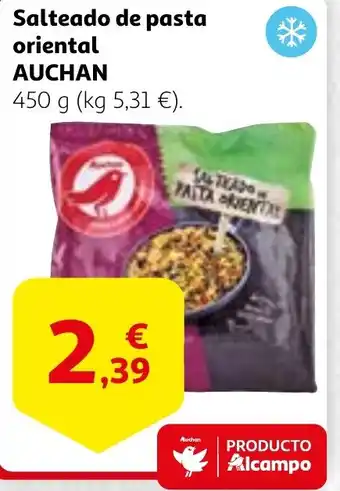 Alcampo AUCHAN Salteado de pasta oriental oferta