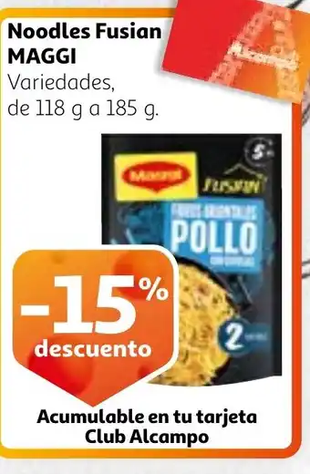 Alcampo MAGGI Noodles Fusian oferta