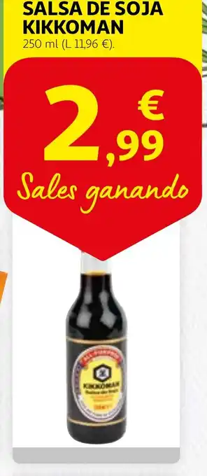 Alcampo KIKKOMAN Salsa de soja oferta