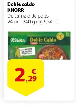 Alcampo KNORR Doble caldo oferta