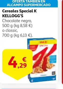 Alcampo KELLOGG'S Cereales Special K oferta