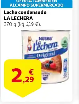 Alcampo LA LECHERA Leche condensada oferta