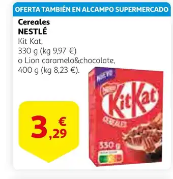 Alcampo NESTLÉ Cereales oferta